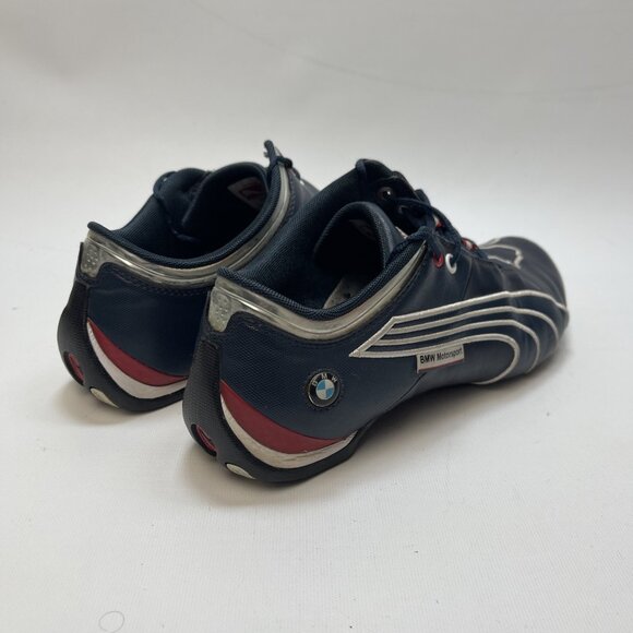 Puma x BMW Motorsport x Future Cat M1 Leather Team Blue Men's Size 10.5 US - Picture 2 of 14
